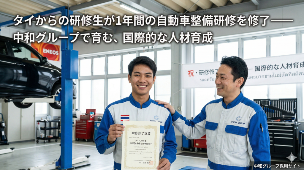 中和石油　自動車整備　